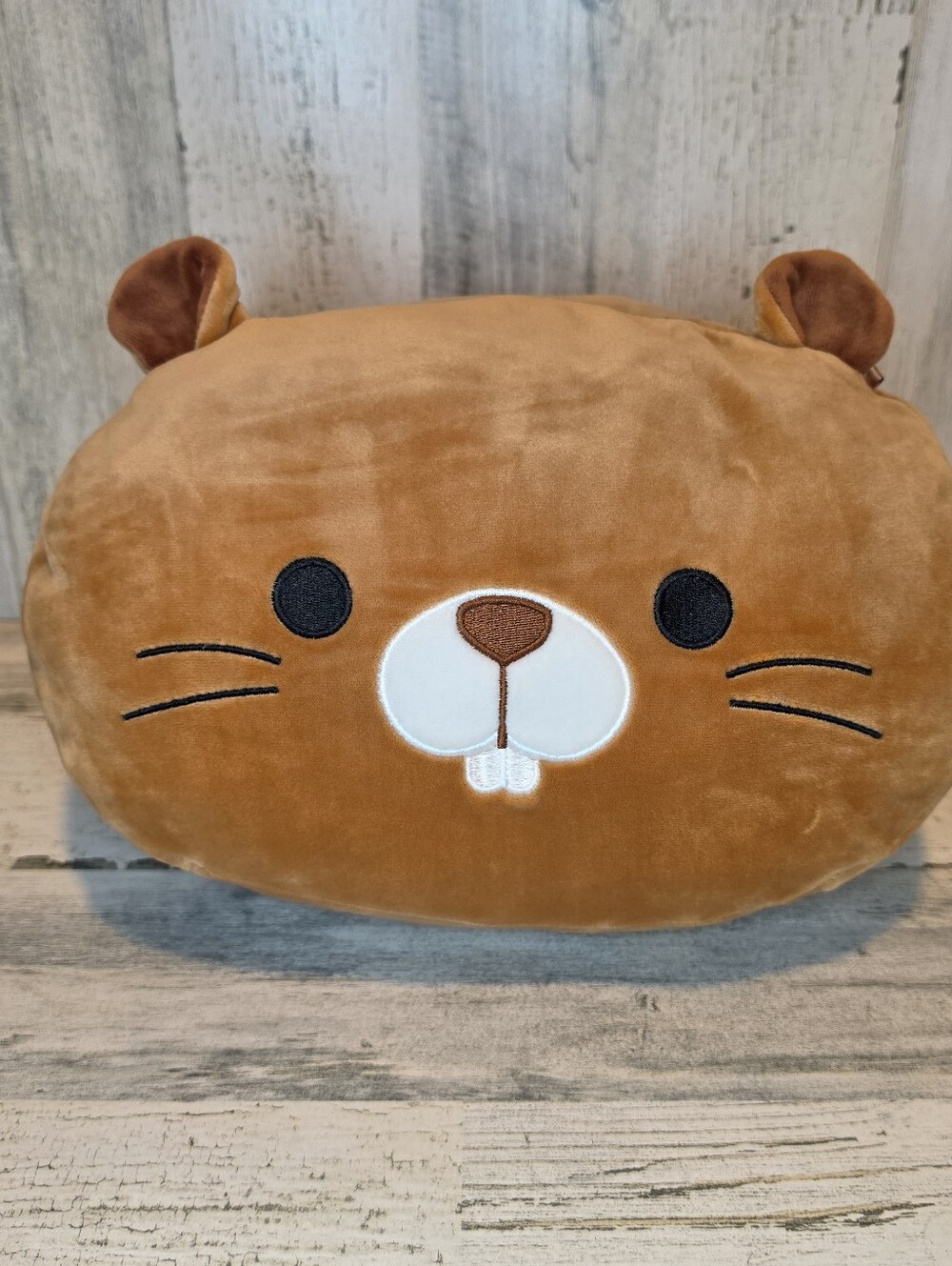 Squishmallows Chip the Beaver Large 14" Stackable Brown Plush Stuffed Animal